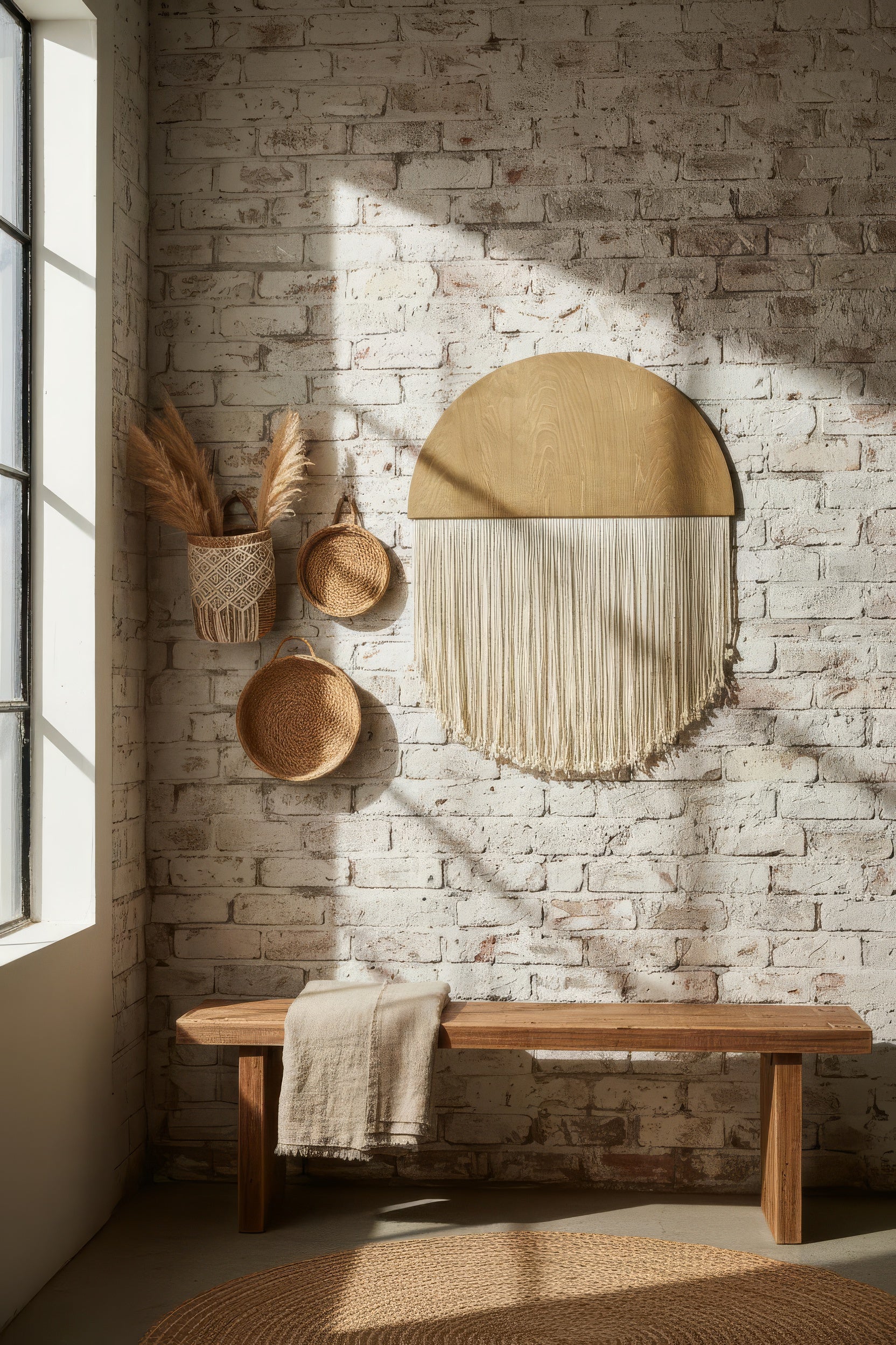 Handmade Macrame Wall Hanging - Model Horizon