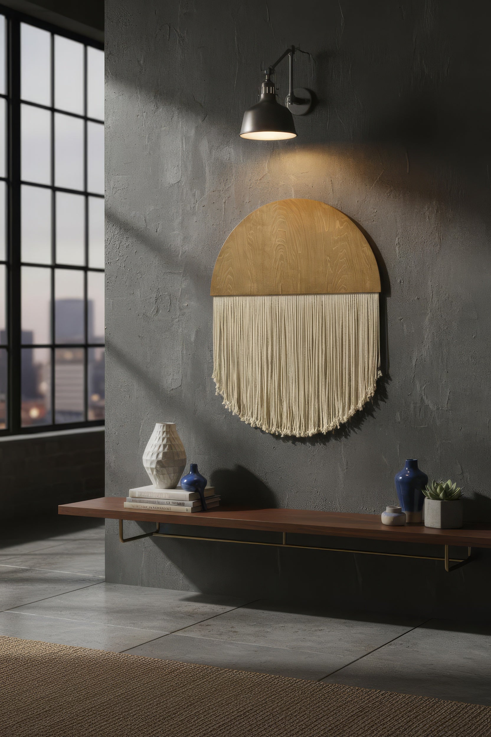 Handmade Macrame Wall Hanging - Model Horizon