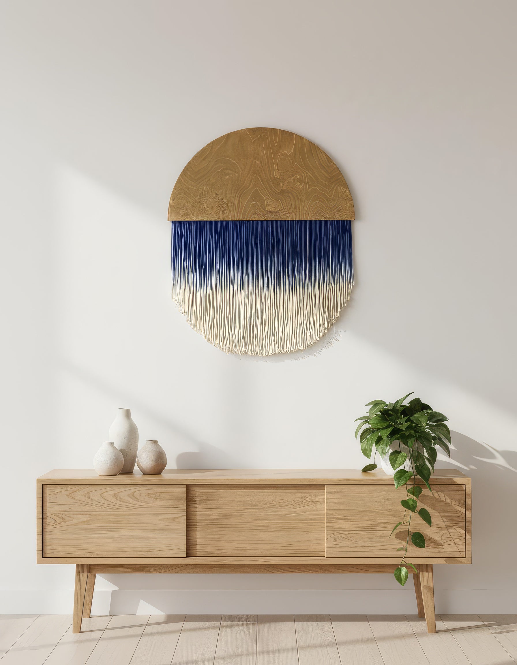 Handmade Macrame Decor - Model : Half Moon