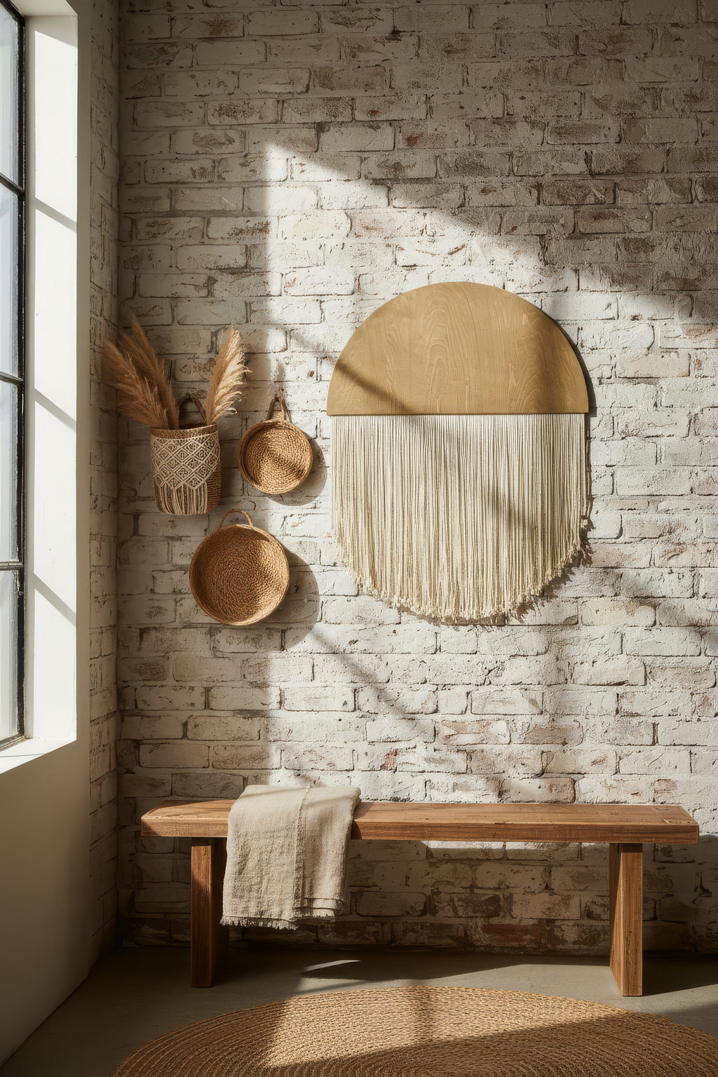 Handcrafted Macrame Wall Hanging - Boho Home Decor Accent